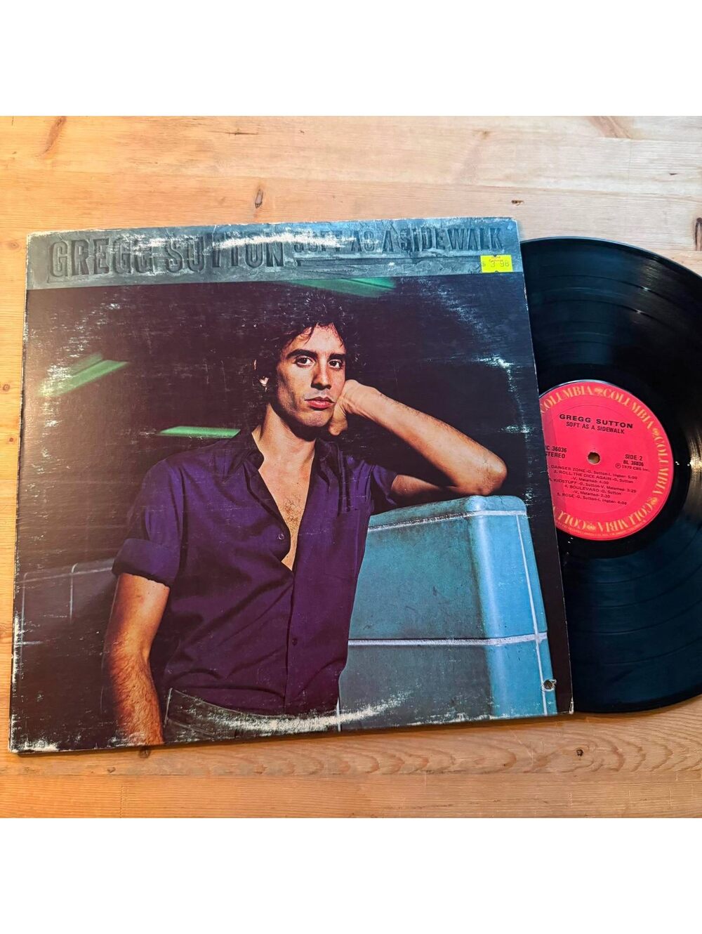 Gregg Sutton - Soft as a Sidewalk 33rpm VG+ VR24